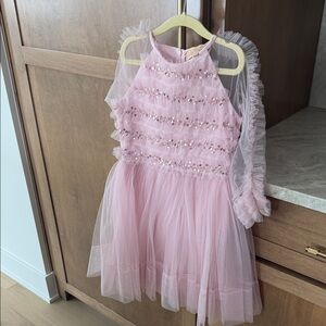 Tutu Du Monde Blush Tulle Dress with Sequins